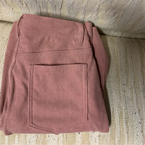 Denim - pink SHEIN corduroy pants, size 4, never worn